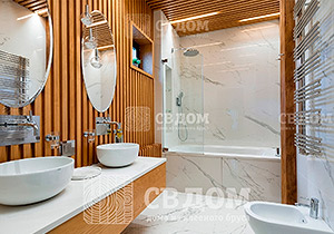 Просторная ванная комната гарантия Вашего комфорта и хорошего настроения