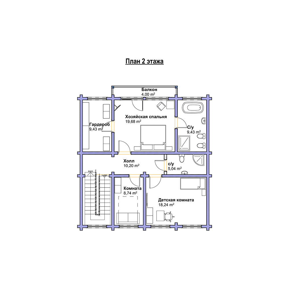 «СВДОМ №155» План 2 этажа