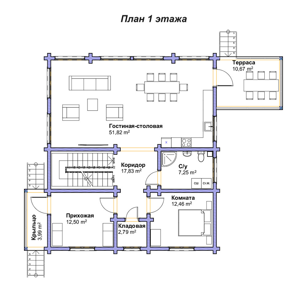 «СВДОМ №154» План 1-го этажа